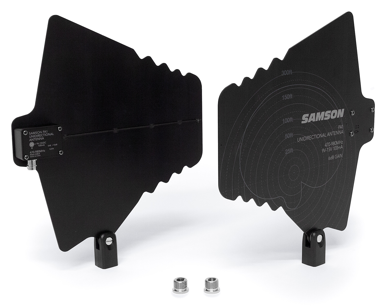 Samson PA1 Active Unidirectional Antennas (Pair) for Wireless Microphone
