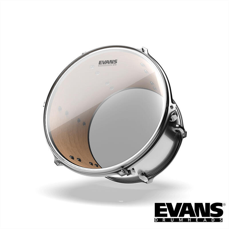EVANS TT13G14 13吋 單層 透明 Tomtom鼓皮
