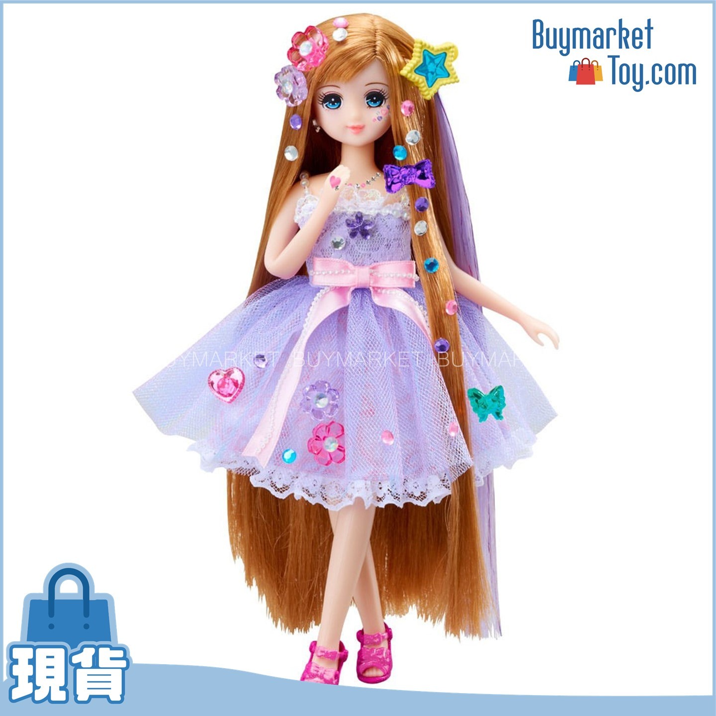 Takara Tomy 莉卡娃娃 Licca - 寶石長髮凱倫娃娃套裝