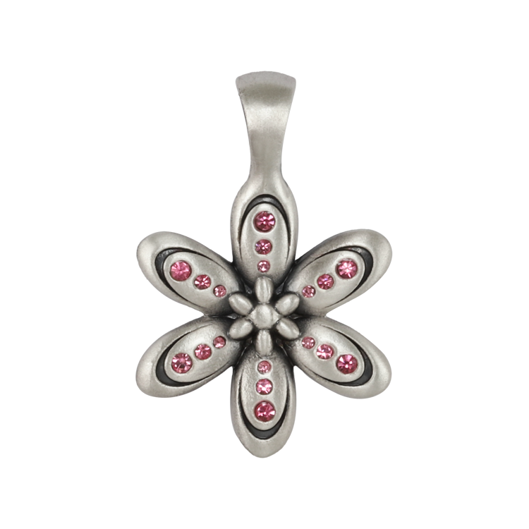 Bico吊墜，女士吊墜 光芒造型；耀眼奪目的迷人光采 不含鍊子（2102粉紅）