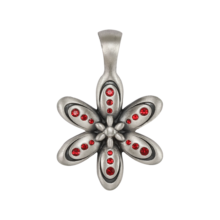 Bico吊墜，女士吊墜 光芒造型；耀眼奪目的迷人光采 不含鍊子（2102紅色）