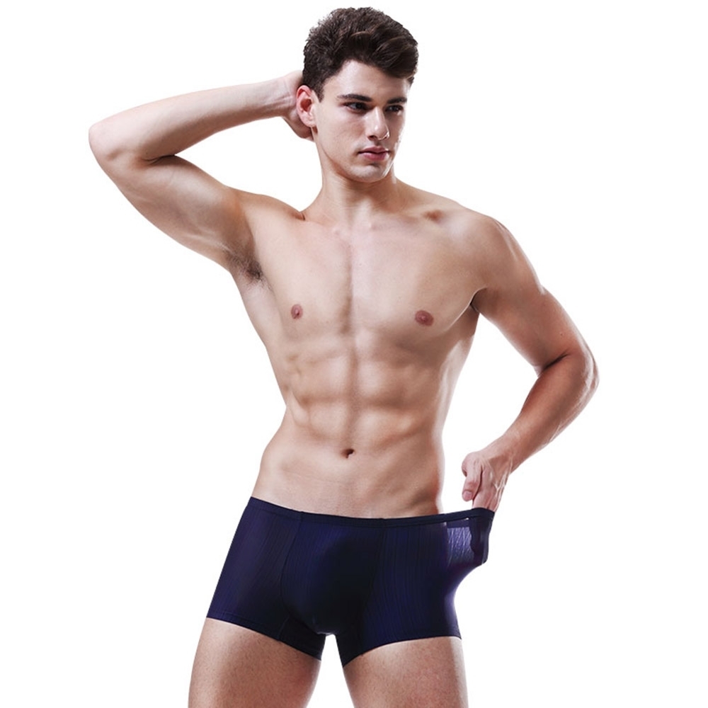 熱銷TOP3－【HENIS】石墨烯冰絲涼感機能四角褲