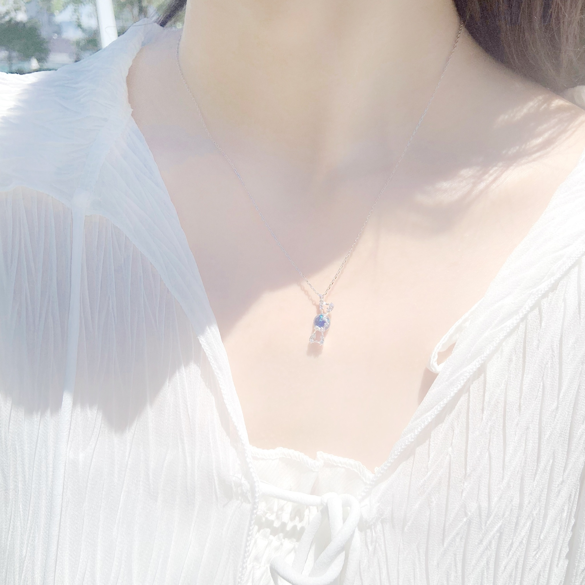 | 925純銀・ 琉璃 | 糖果愛戀項鍊 | NE0296 |