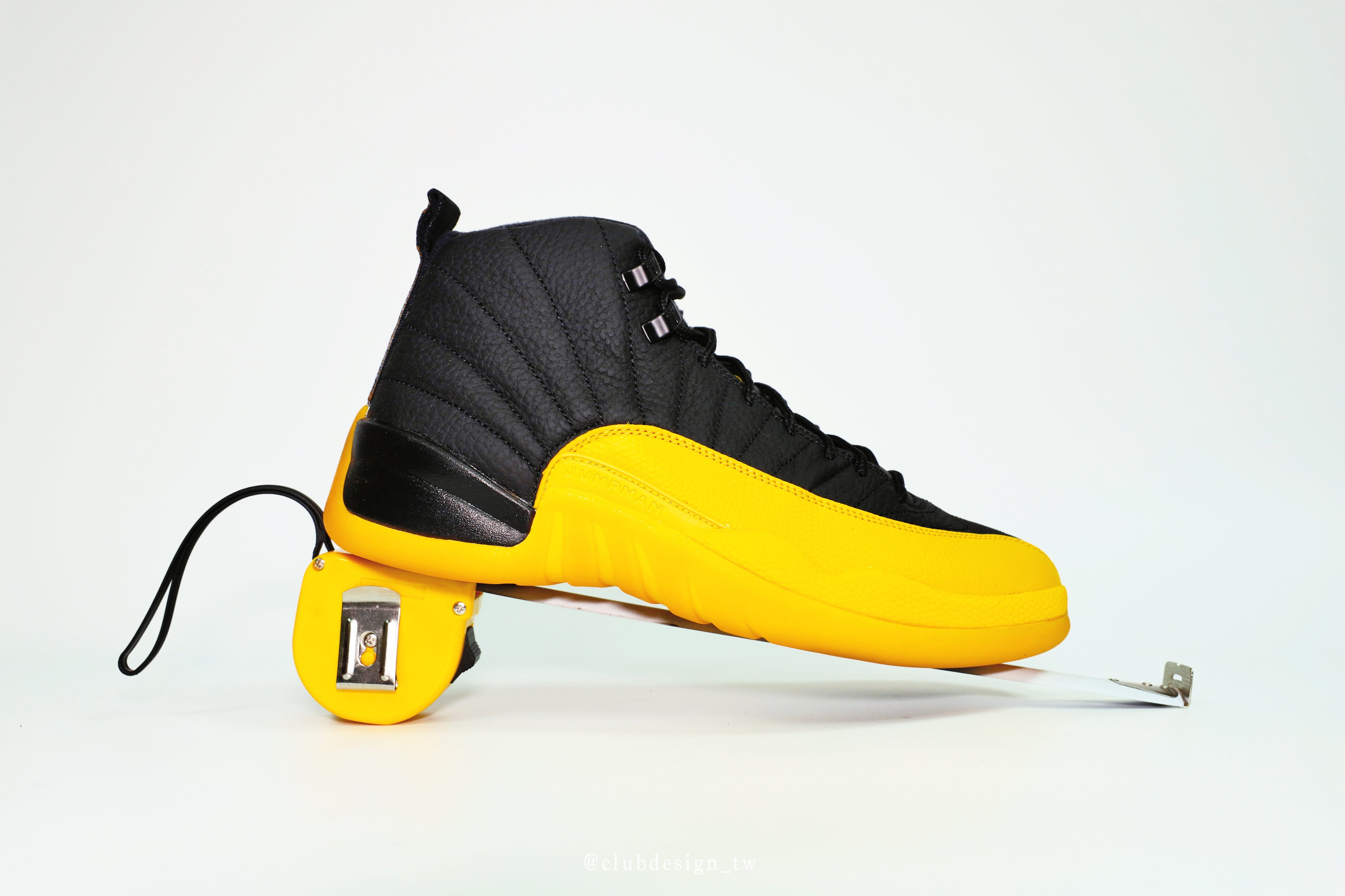 -(A7b)-AIR JORDAN 12 RETRO 黑黃 "BLACK UNIVERSITY GOLD"-130690 070
