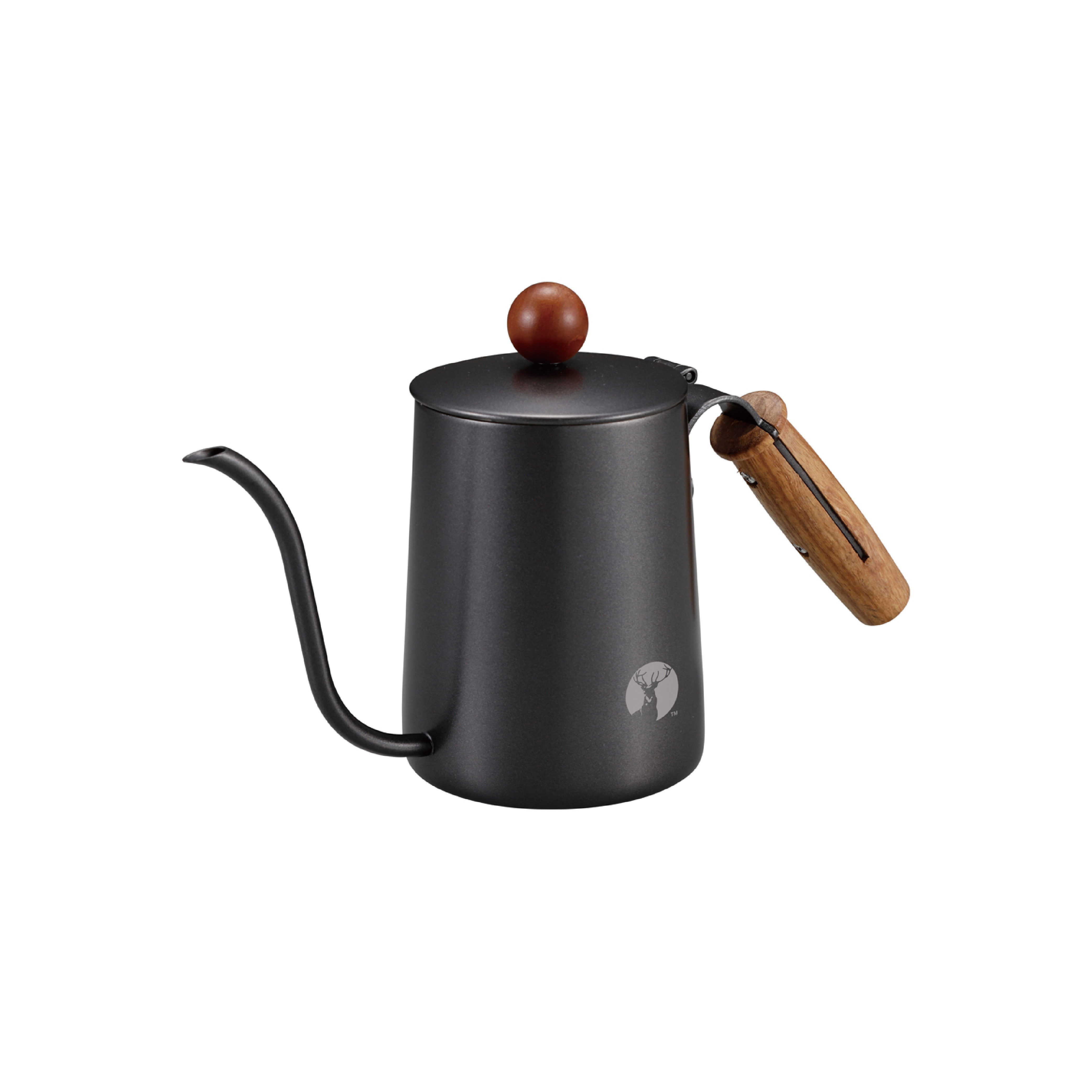 CAPTAIN STAG Argo Coffee Drip Pot 不銹鋼木柄手沖壺