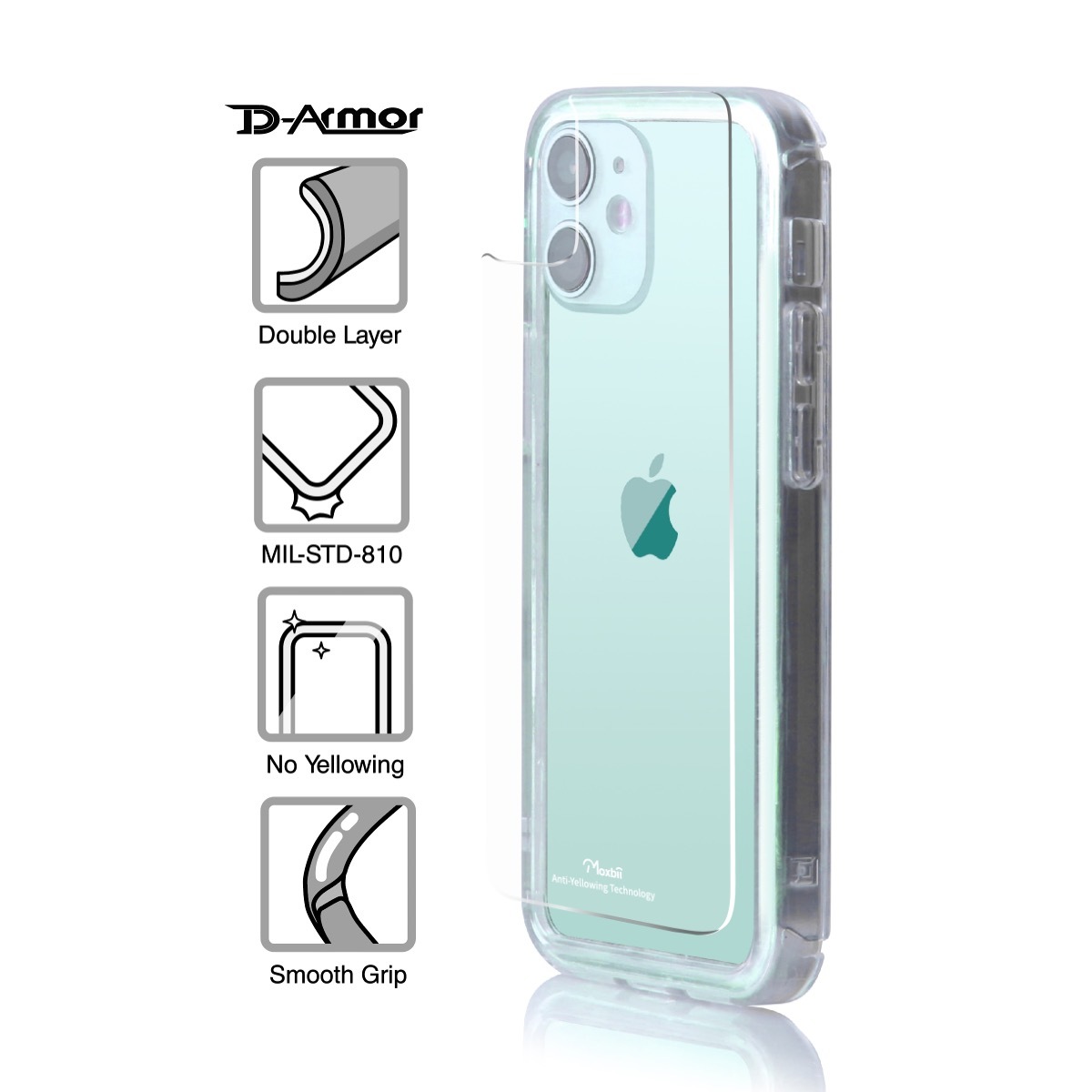 D Armor 不變黃 軍事防撞殼 五代