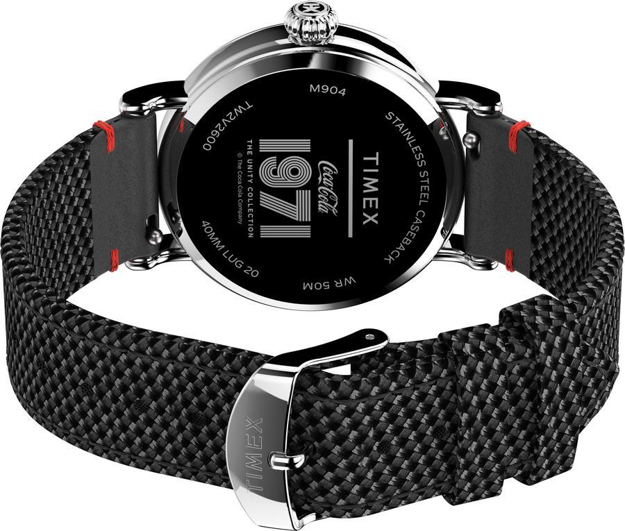 萬年鐘錶 - TIMEX 天美時 X COCA-COLA 系列  經典可口可樂腕錶  TW2V26000 錶徑 40MM