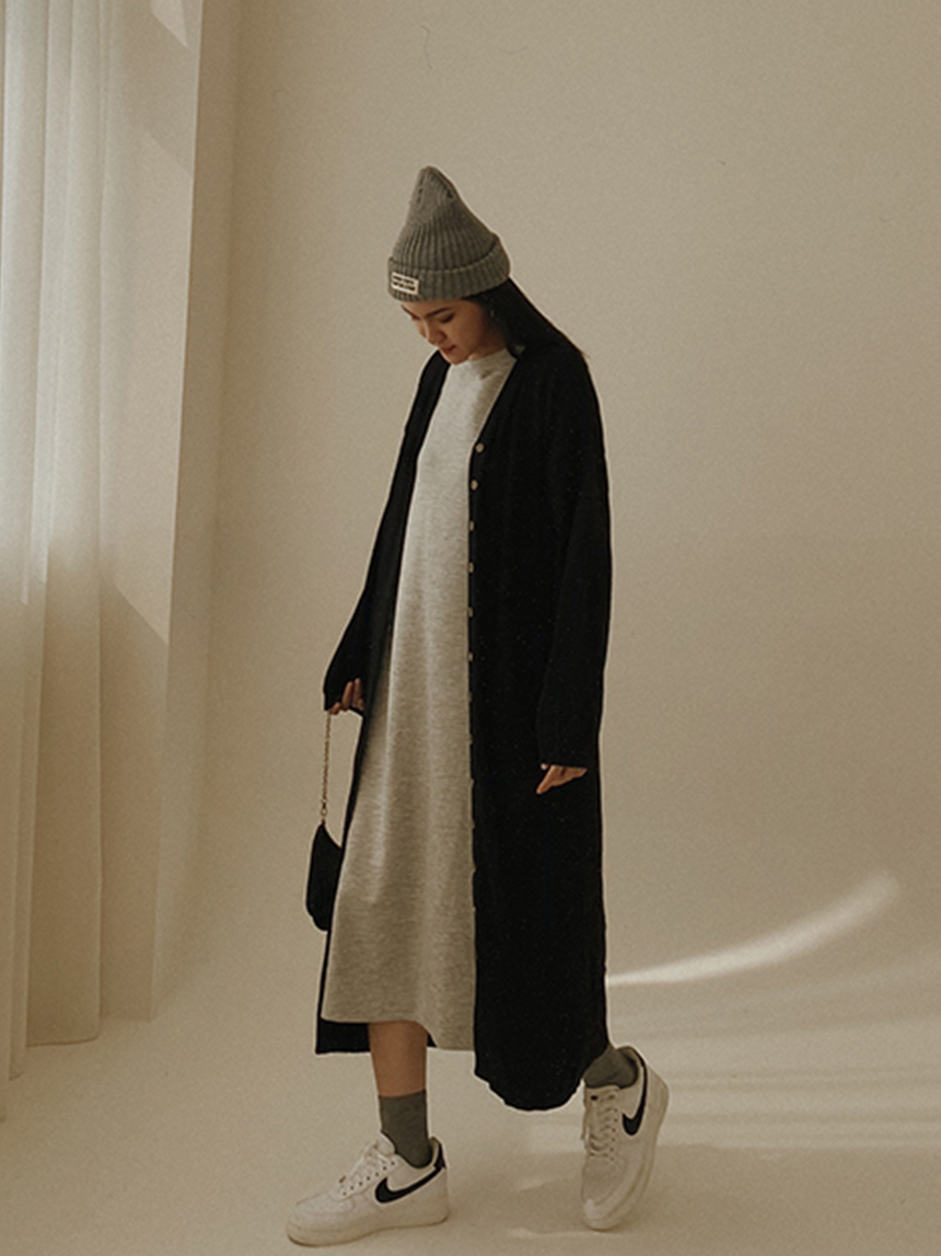 密針織外罩洋裝*3色