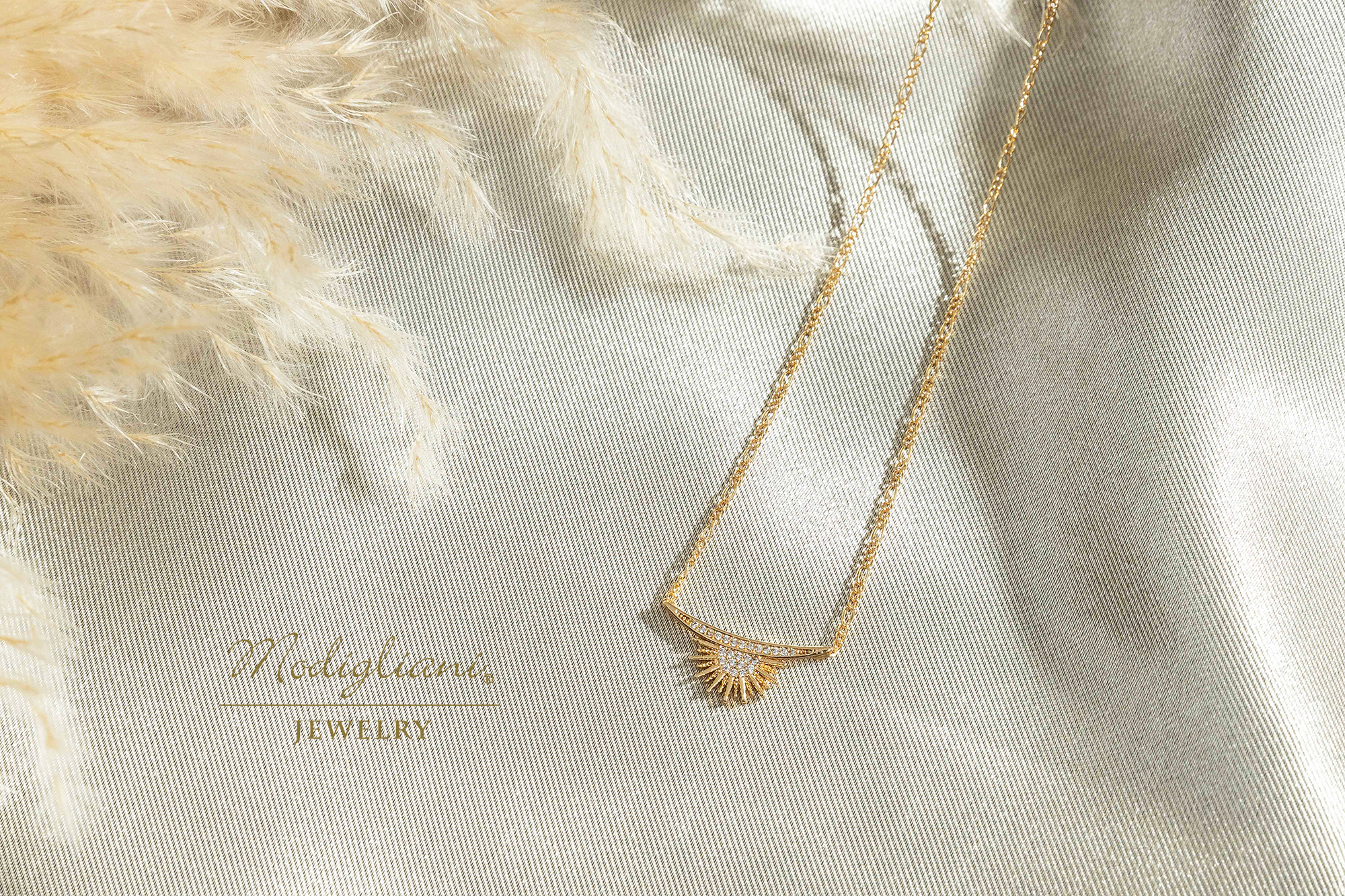 18KGP 朝日光芒項鍊