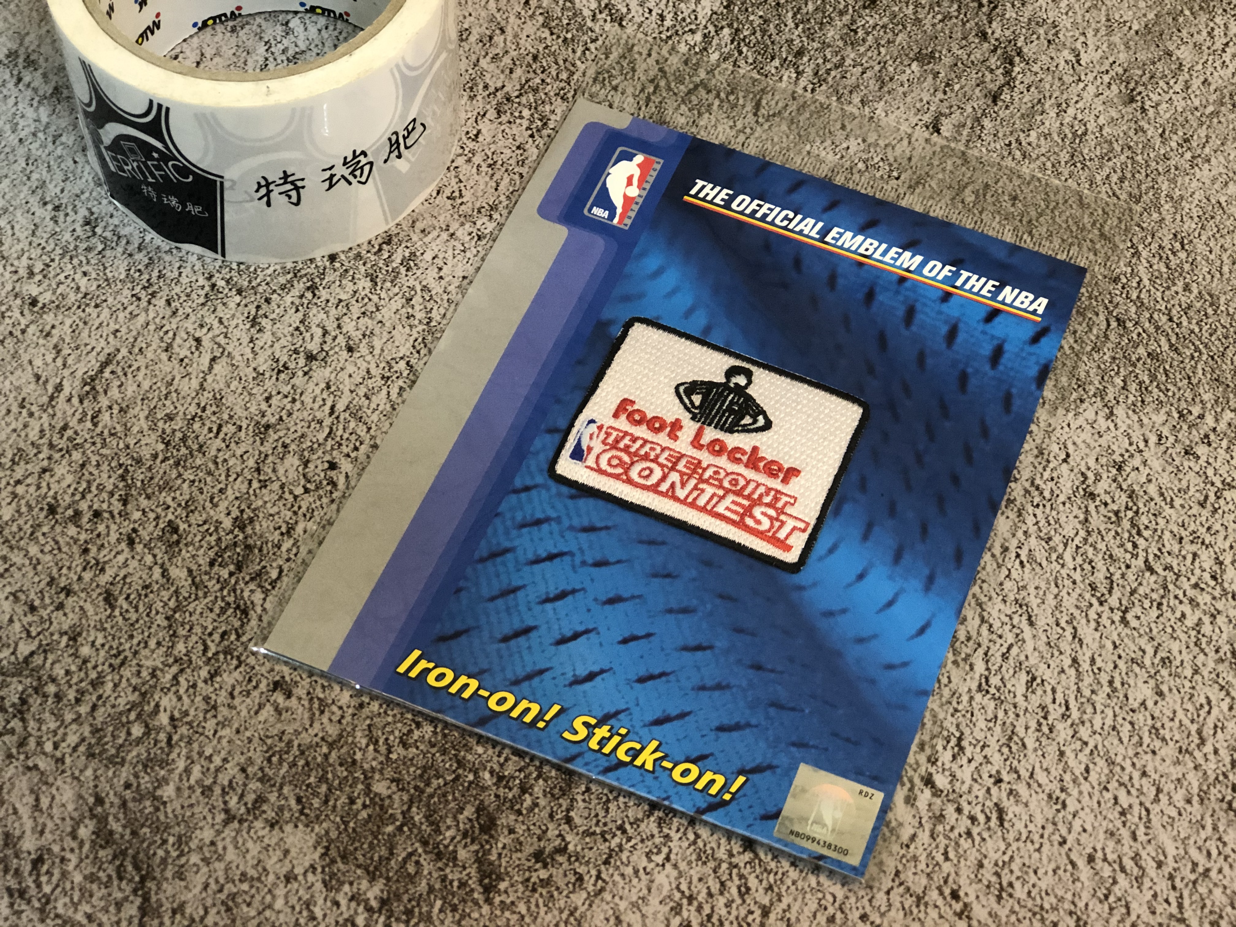 NBA紀念章 三分球大賽 Footlocker Patch 官方正品 全新