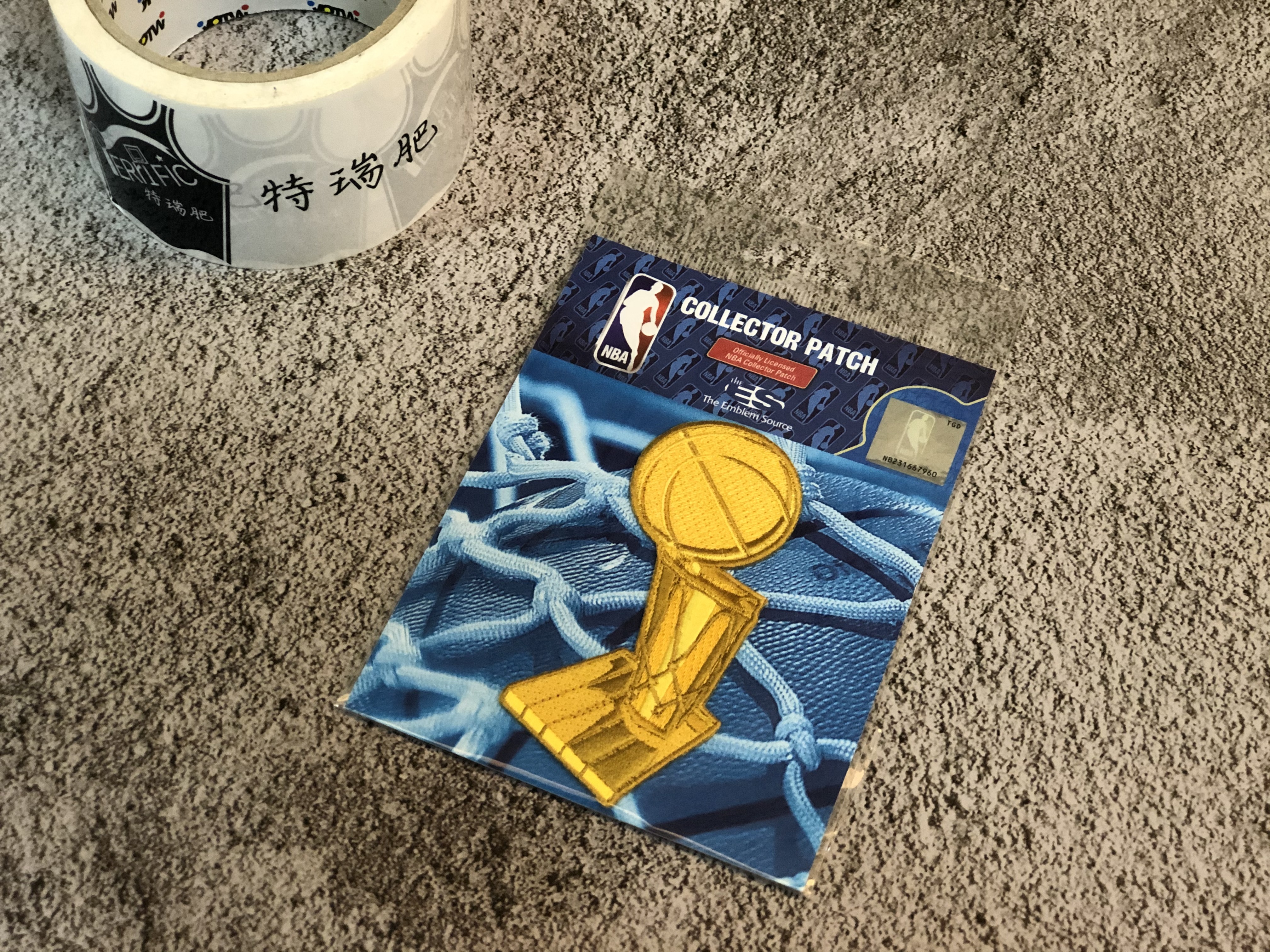 NBA紀念章 全金盃 特大版 Patch 官方正品 全新