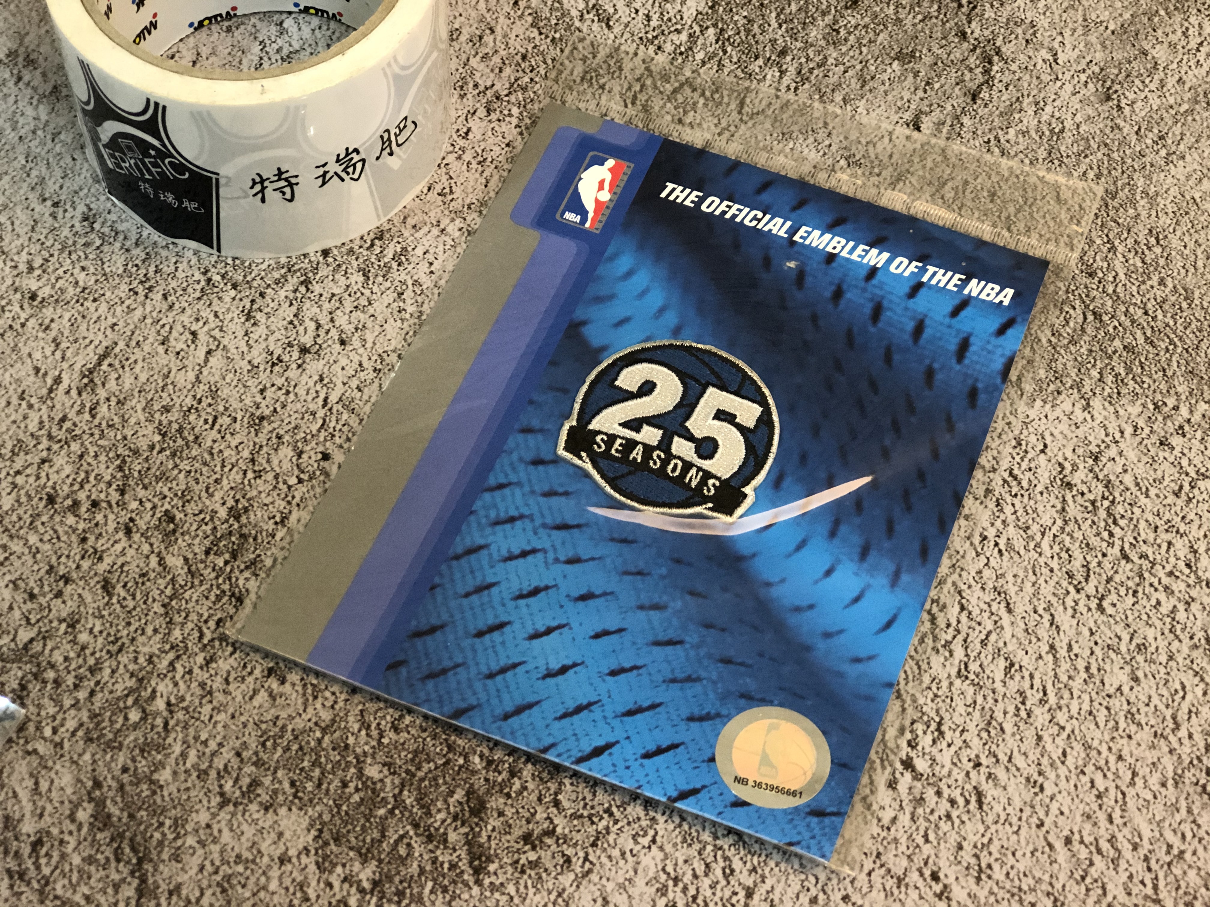 NBA紀念章 明尼蘇達灰狼 25周年 Patch 官方正品 全新
