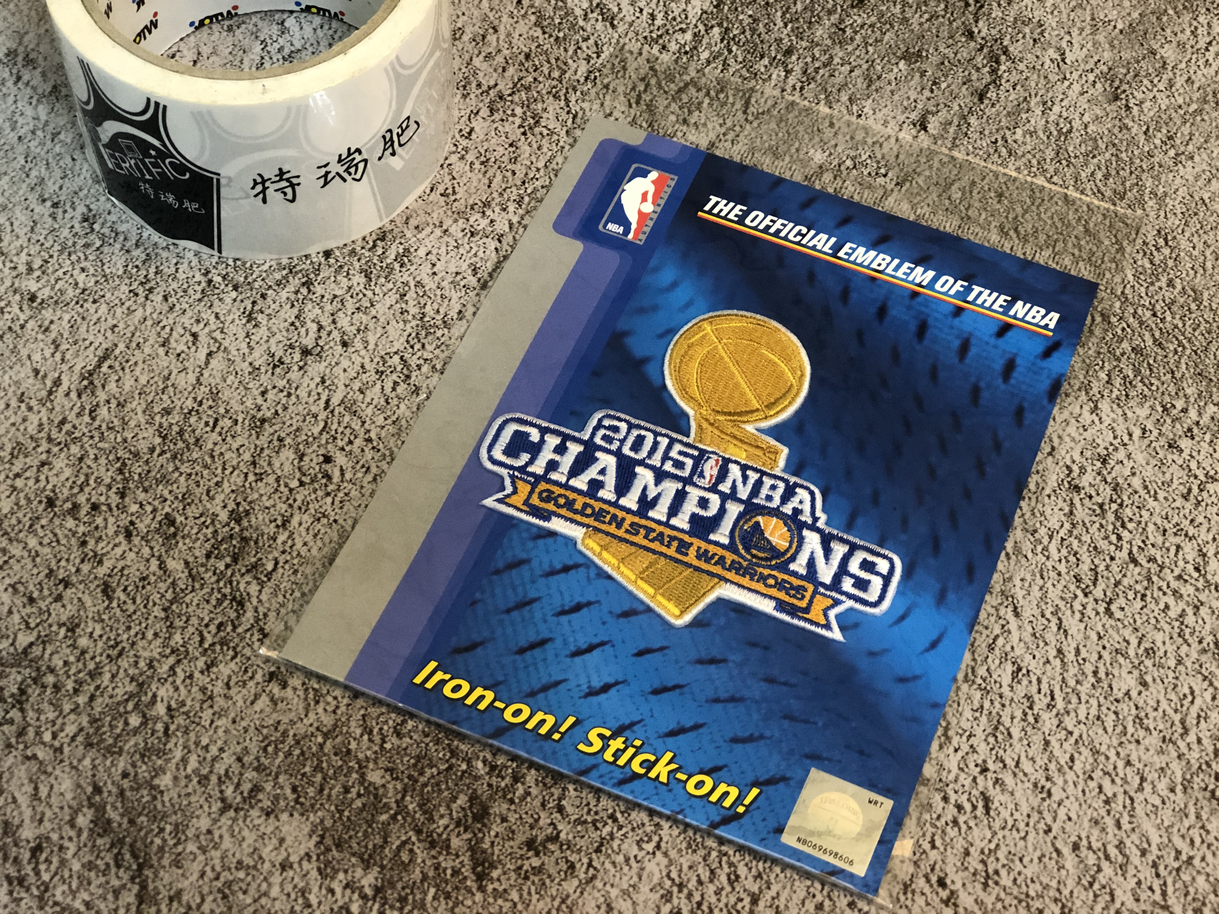 NBA紀念章 金州勇士 2015冠軍 紀念大章 Patch 官方正品 全新