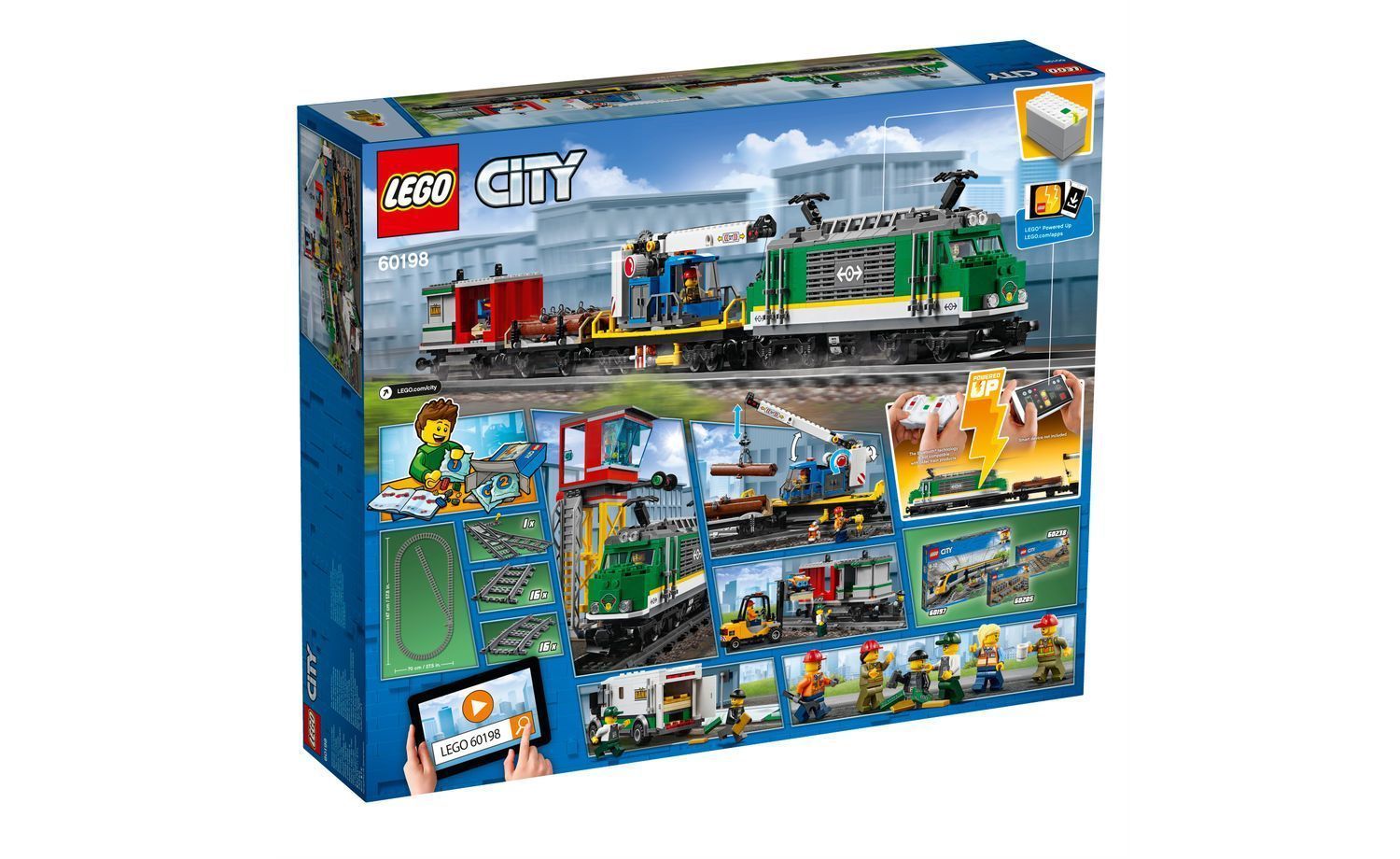 [飛米樂高積木磚賣店] LEGO 60198 City 貨運列車