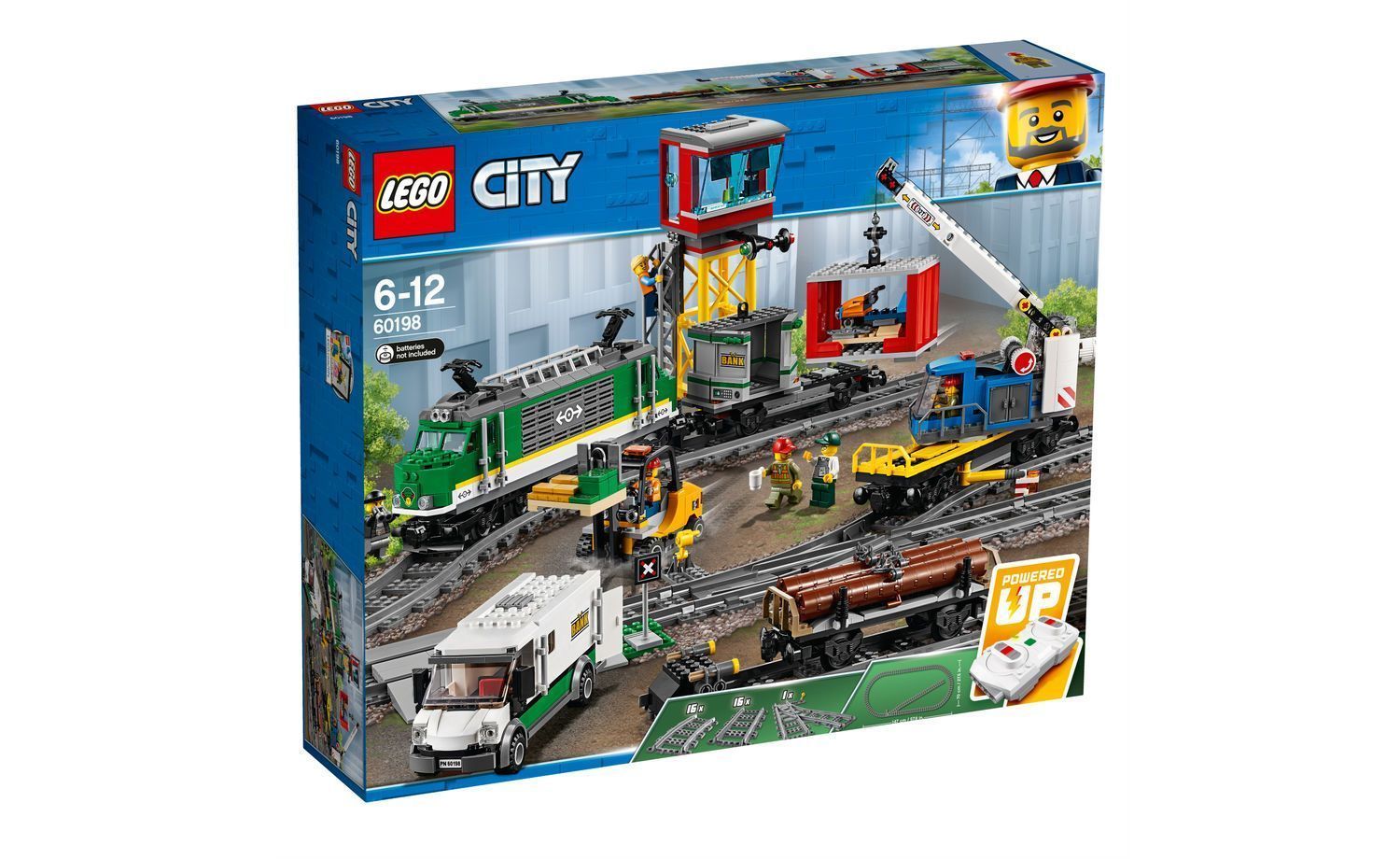 [飛米樂高積木磚賣店] LEGO 60198 City 貨運列車