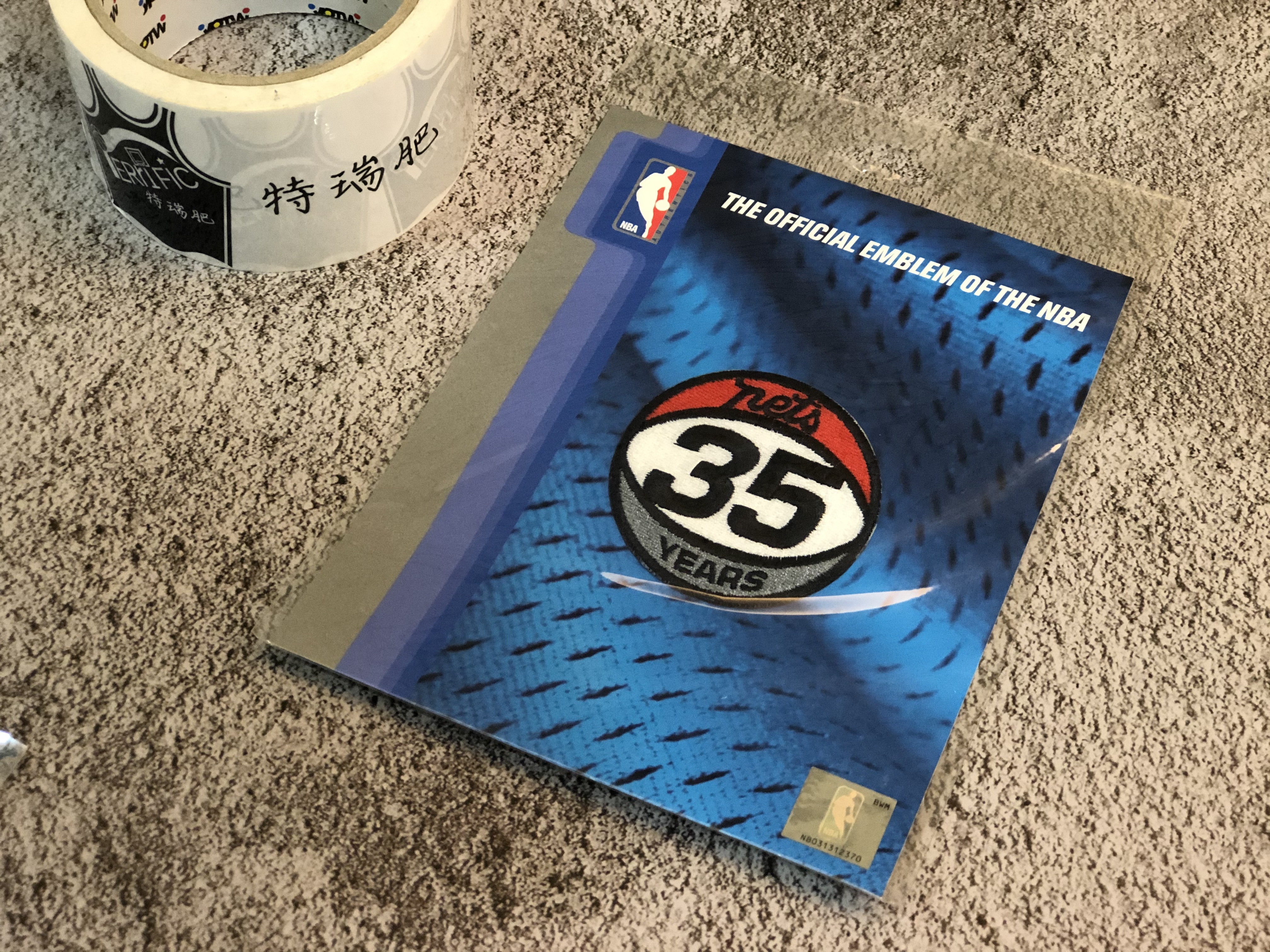 NBA紀念章 布魯克林籃網 35周年  Patch 官方正品 全新