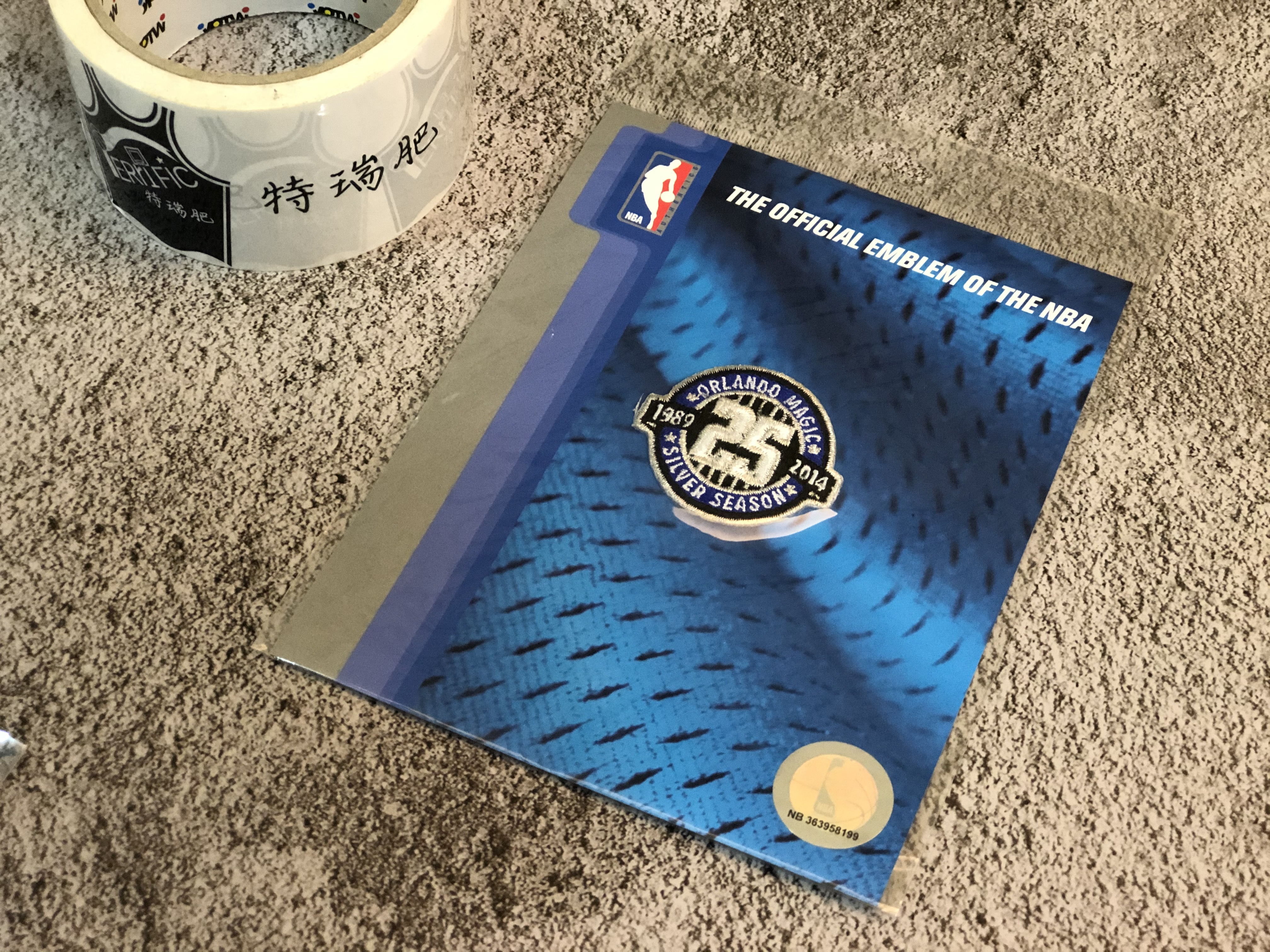 NBA紀念章 奧蘭多魔術 25周年 Patch 官方正品 全新