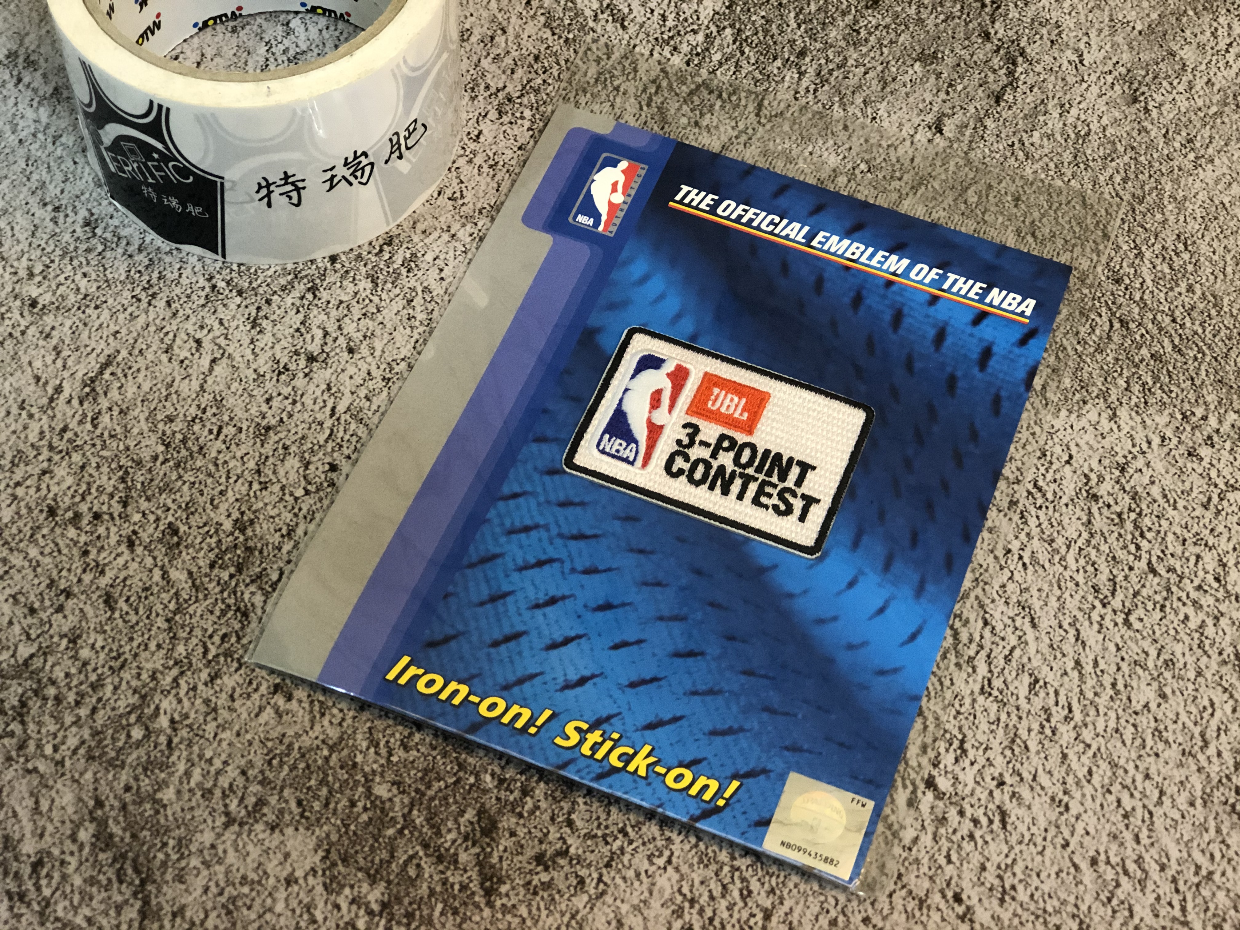NBA紀念章 JBL三分球大賽 Patch 官方正品 全新