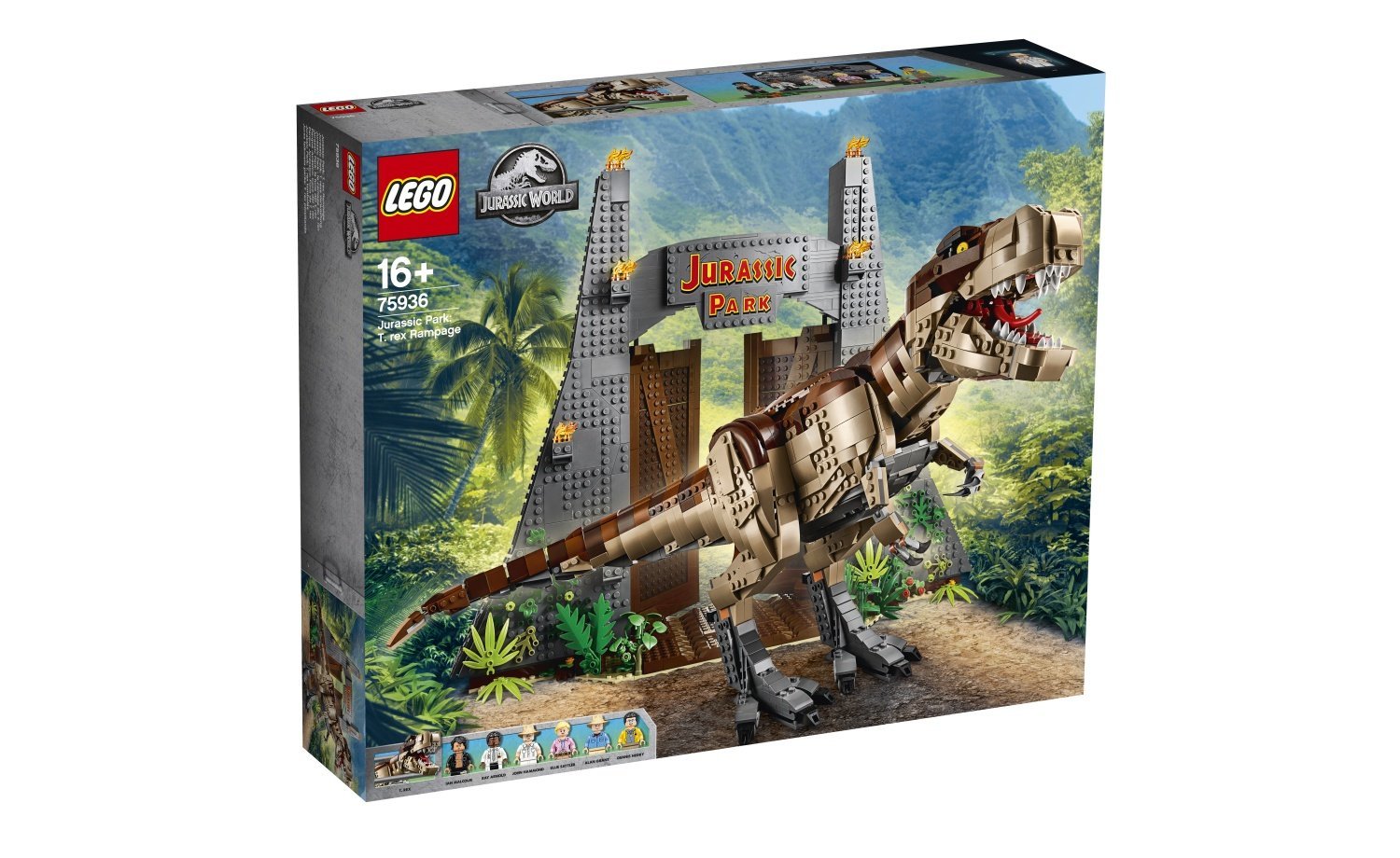 [飛米樂高積木磚賣店] LEGO 75936 侏儸紀世界 侏羅紀公園霸王龍橫衝直撞T-Rex Rampage