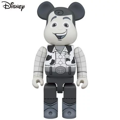 Bearbrick 1000% - Toy Story WOODY B&W Ver.