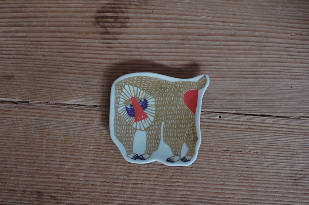 倉敷意匠 - KATA KATA印章豆皿 山魈 棕