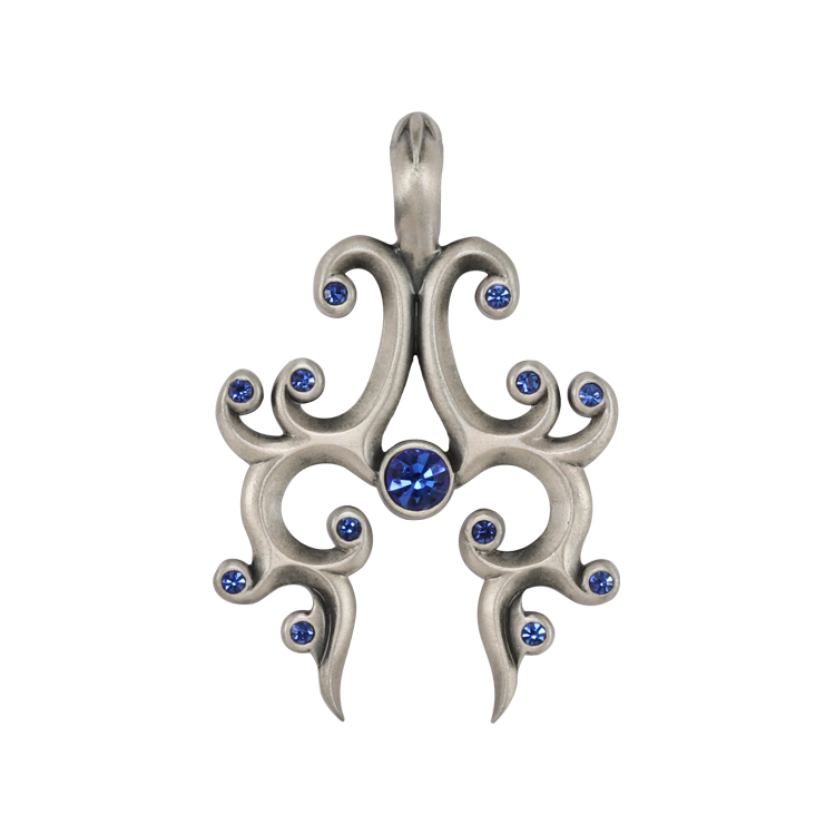 Bico吊墜，女士吊墜 友誼之樹；開花的橡樹 不含鍊子（2121藍色）