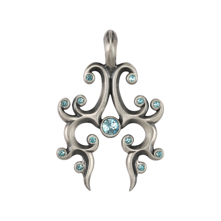 Bico吊墜，女士吊墜 友誼之樹；開花的橡樹 不含鍊子（2121淺藍）