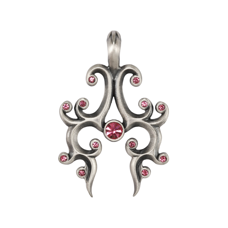 Bico吊墜，女士吊墜 友誼之樹；開花的橡樹 不含鍊子（2121粉紅）