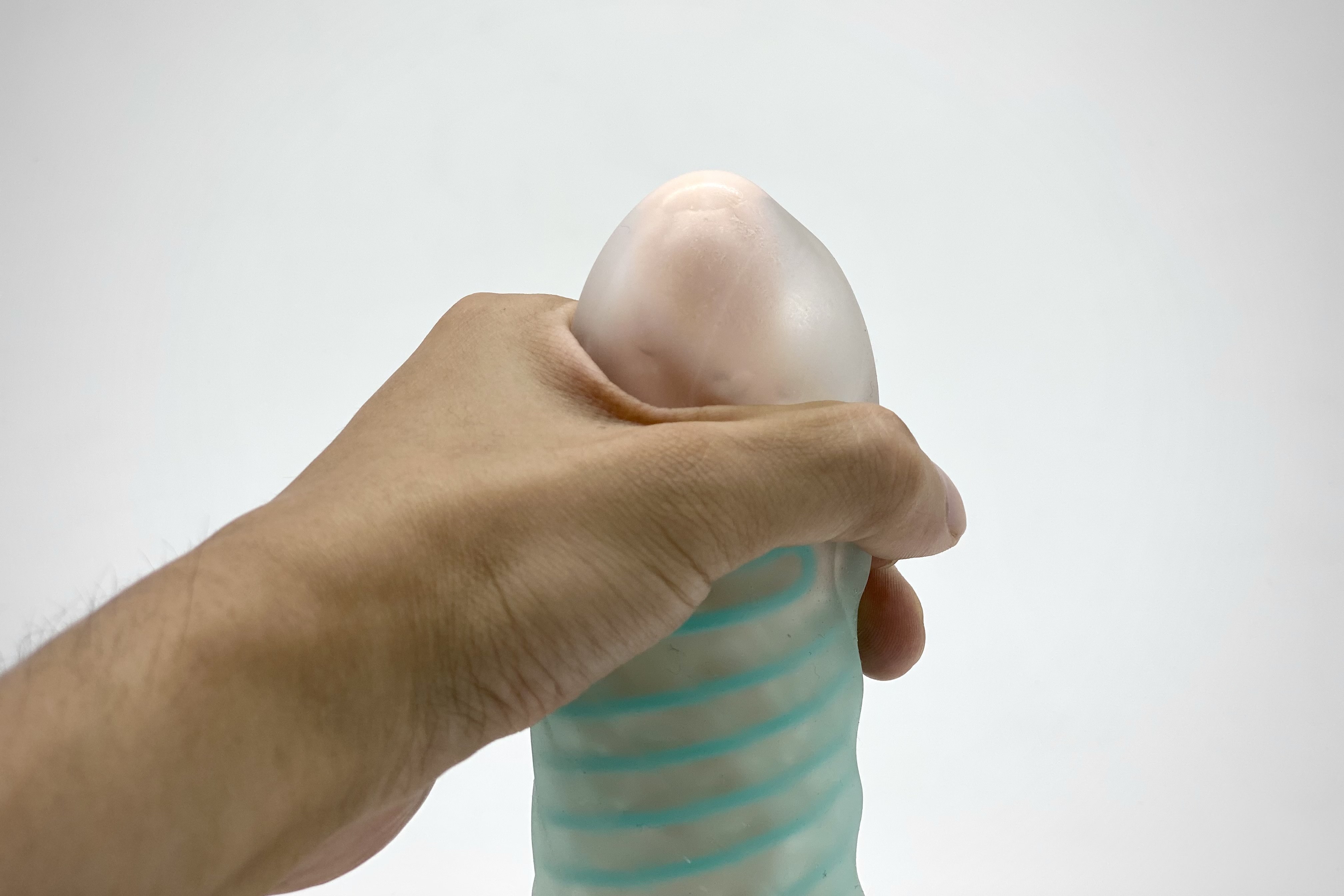 Dr.情趣精選日本tenga spinner04PIXEL迴旋梯飛機杯，飛機杯實際使用展示圖