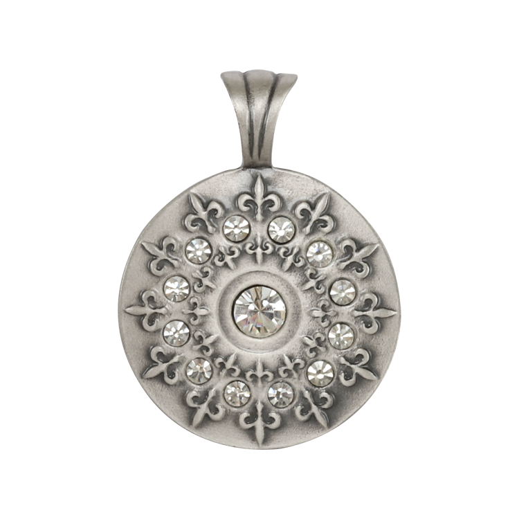 Bico吊墜，女士吊墜 王室鳶尾花；magic happens 魔法發生（2124白色）