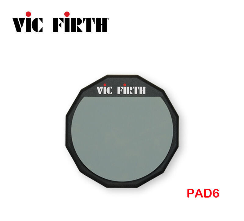 Vic Firth Pad 6 / Pad 6D 美國專業 六吋 彈性膠面 打點板 公司貨【宛伶樂器】