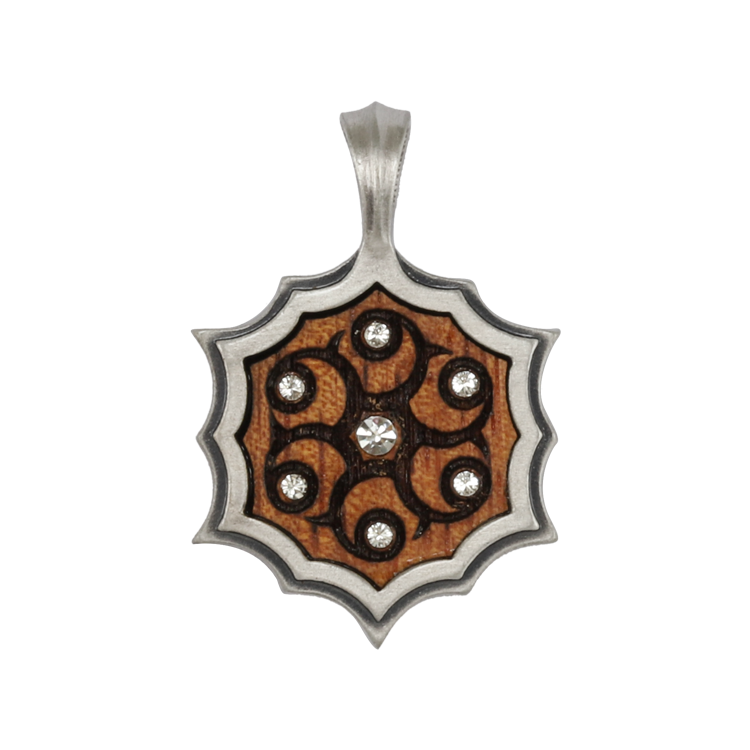 Bico吊墜，女士吊墜 紅木神聖之火；擁抱內心的熱情 不含鍊子（2126白色）