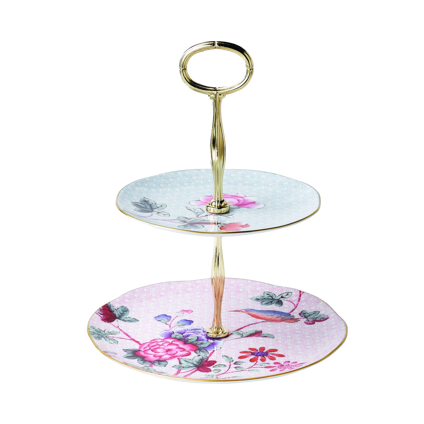 Wedgwood Cuckoo 2 Tier Cake Stand