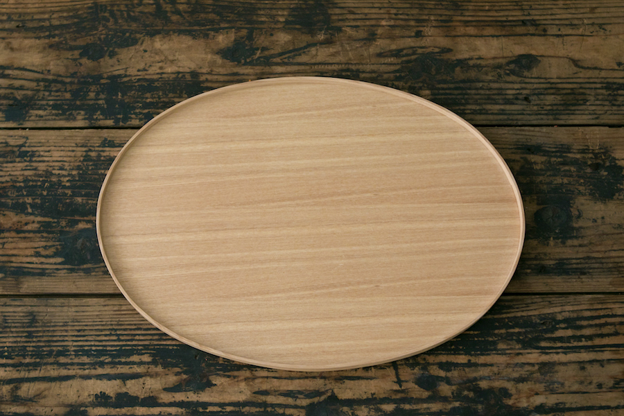 松屋漆器-橢圓托盤