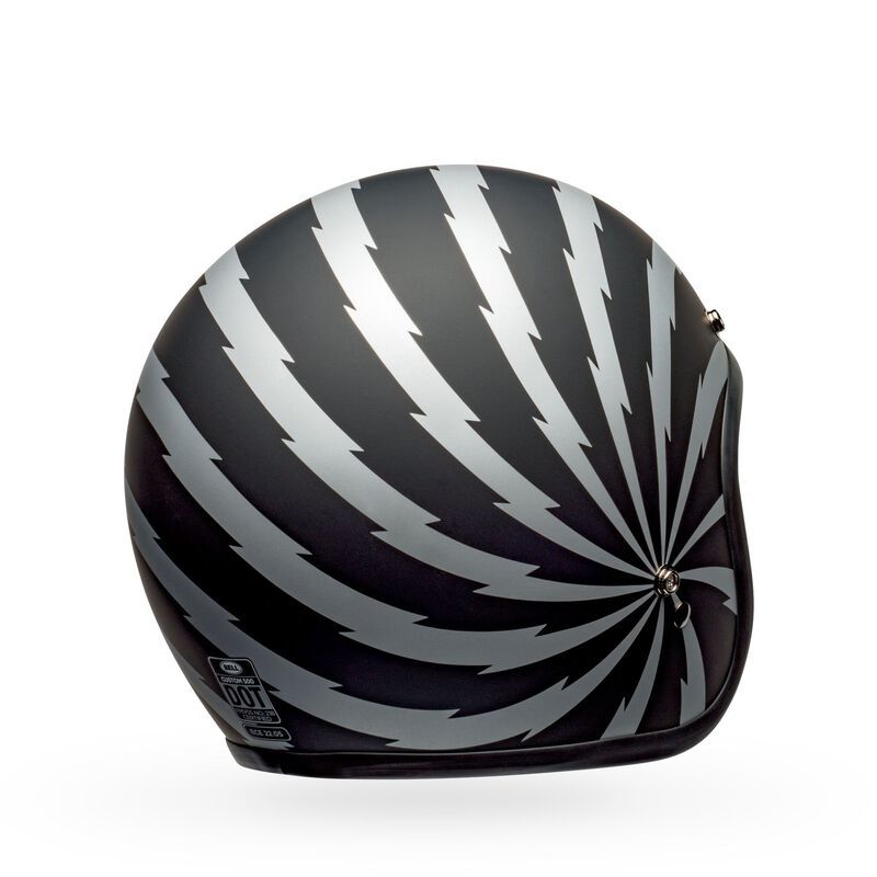BELL CUSTOM 500 SE VERTIGO MATTE BLACK/SILVER 消光黑銀 復古帽 3/4罩