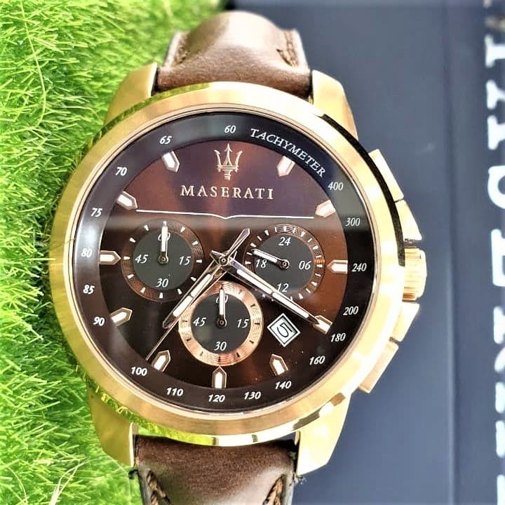 【Maserati瑪莎拉蒂】三環獨特計時石英錶 R8871621004 44mm 現代鐘錶