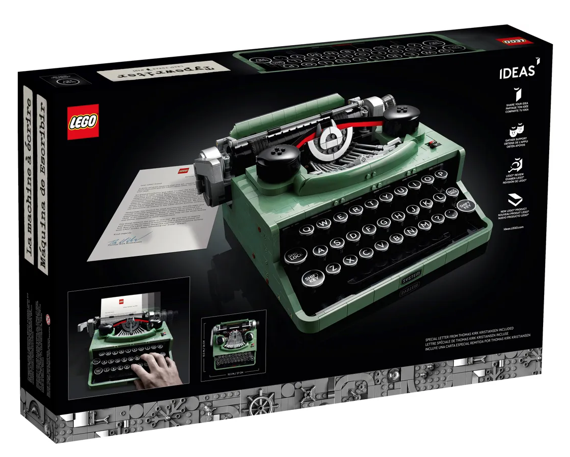 [飛米樂高積木磚賣店] LEGO 21327 ＩＤＥＡＳ系列 打字機 Typewriter