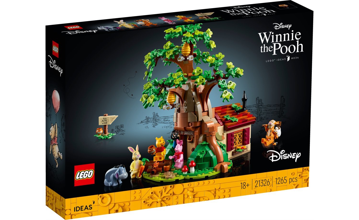 [飛米樂高積木磚賣店] LEGO 21326 ＩＤＥＡＳ系列 小熊維尼 Winnie the Pooh