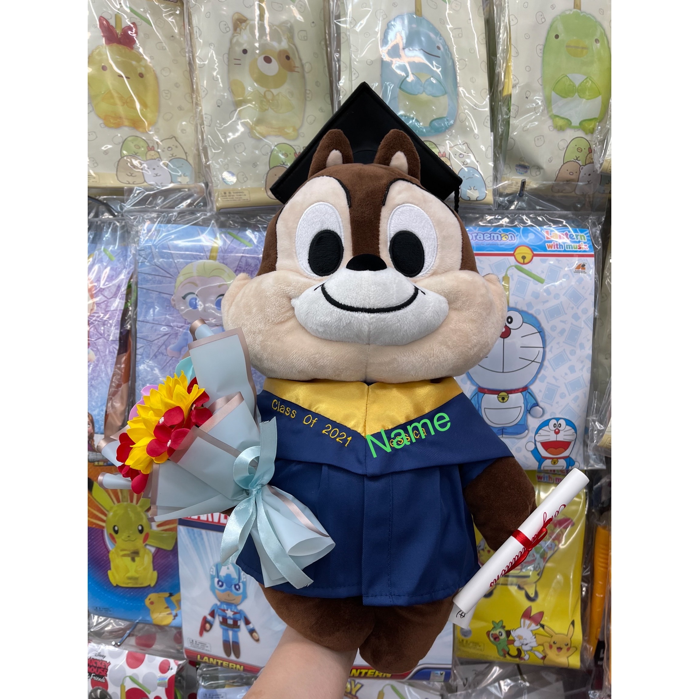 Chip&Dale 畢業公仔