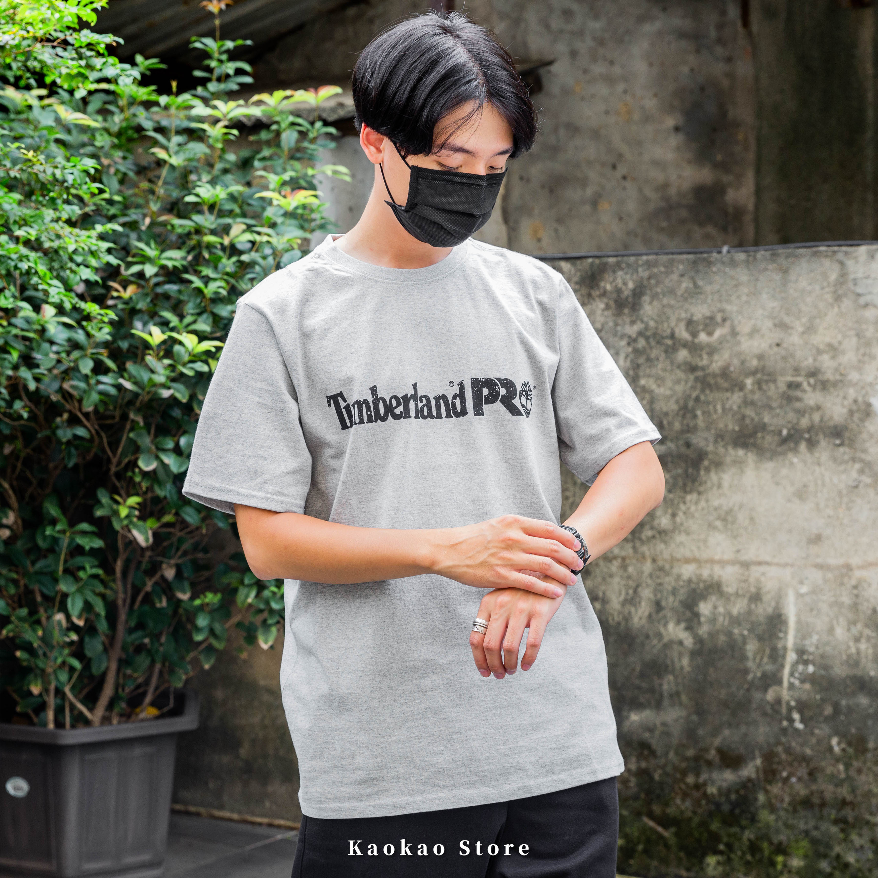 Timberland Pro 6.5oz 胸口字體 厚磅工裝 Logo 美版短袖