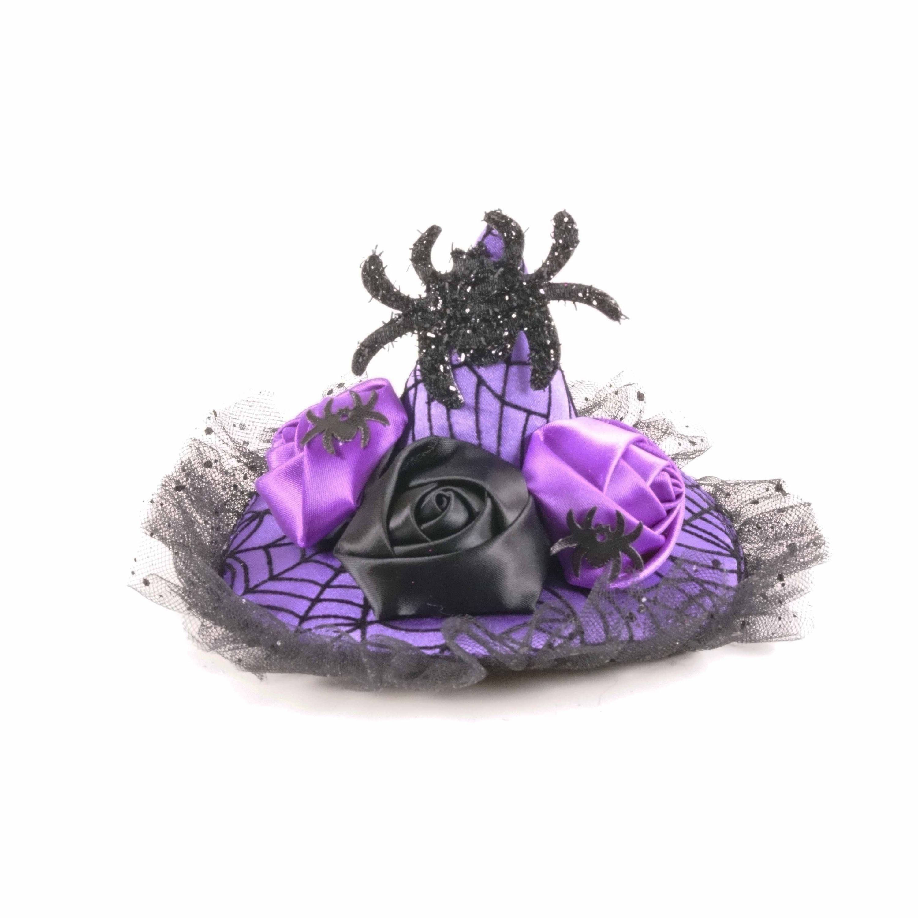 Halloween Witch Hat - Spider Rosy