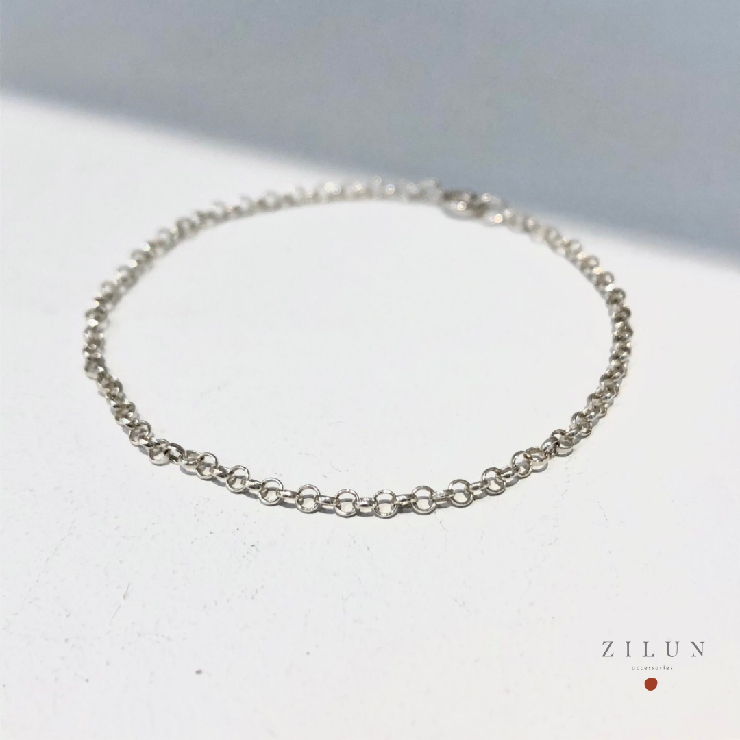 │簡約│高質感 • O圈 • 手鍊 • 純銀手鍊 • 925silver