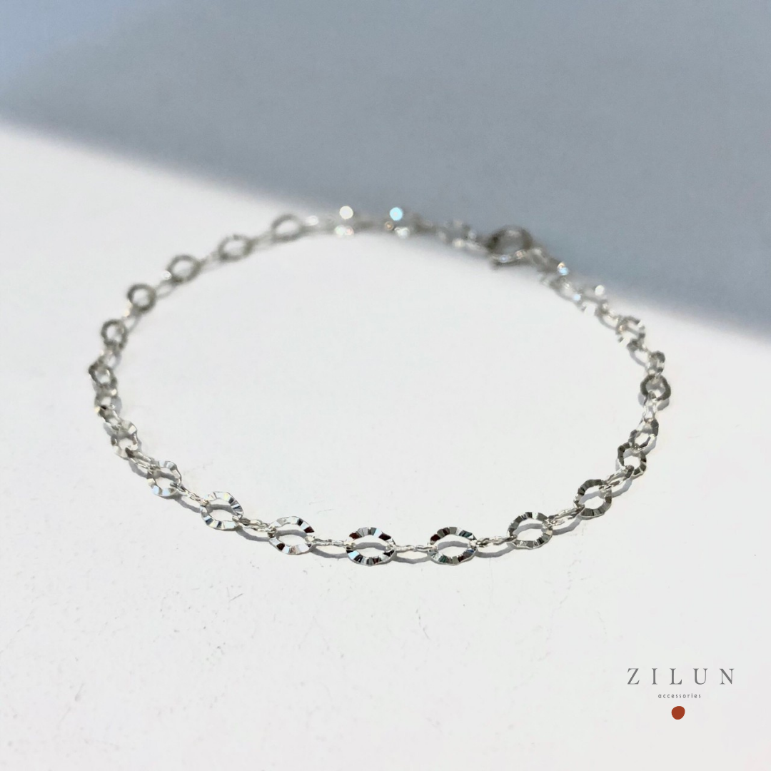 │簡約│高質感 • 壓邊 • 手鍊 • 純銀手鍊 • 925silver