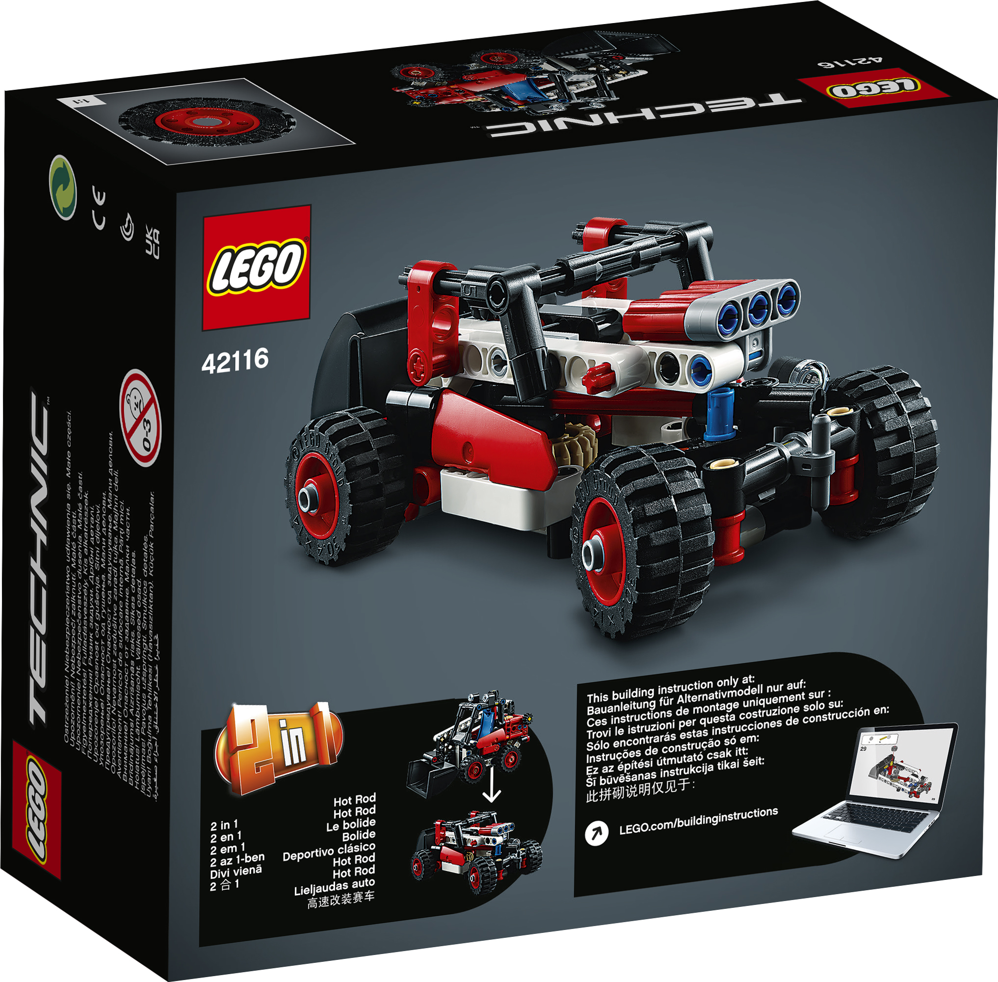 [飛米樂高積木磚賣店] LEGO 42116 Technic 滑移鏟裝機