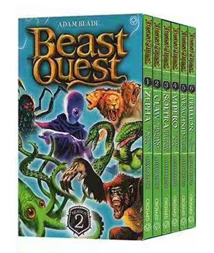 Beast Quest Book Set Series 2 (6books) by Adam Blade