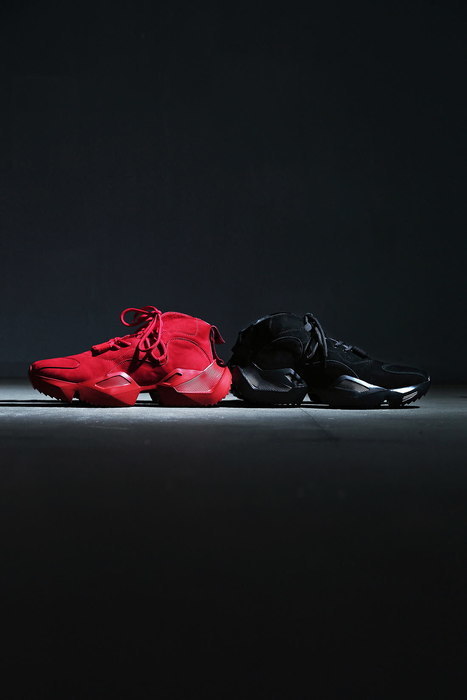 厚底絨面革運動鞋