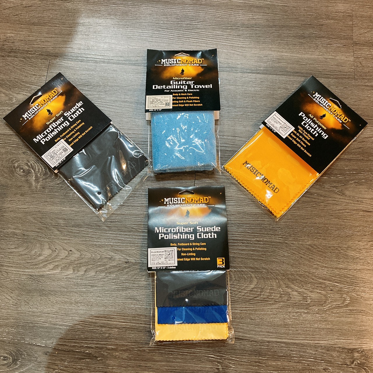 MusicNomad MN203 麂皮布 3件組