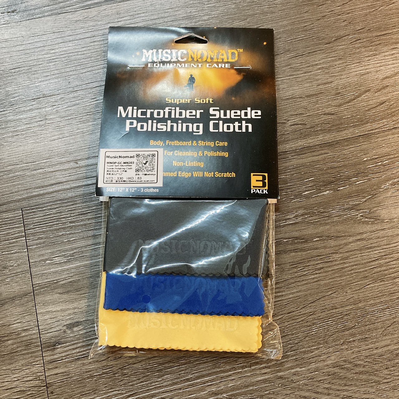 MusicNomad MN203 麂皮布 3件組