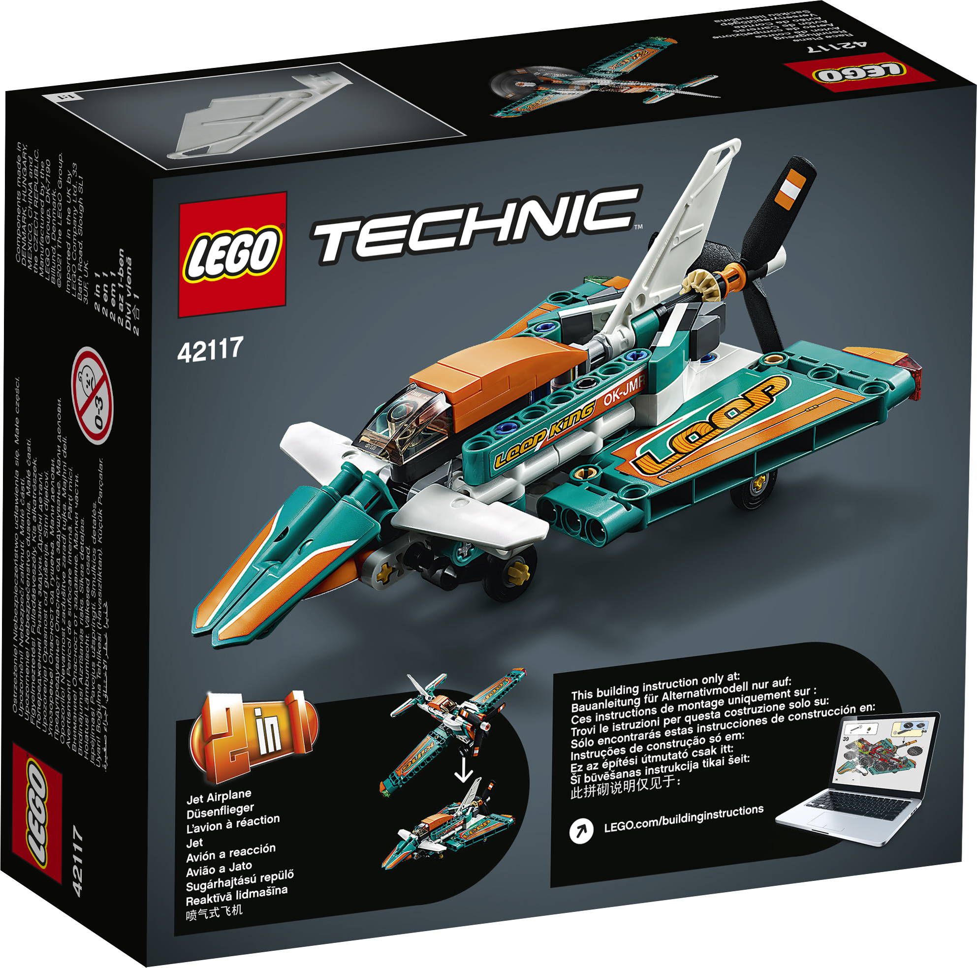 [飛米樂高積木磚賣店] LEGO 42117 Technic 競技飛機