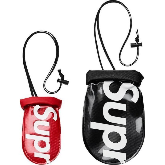 -(C0c)-SEALLINE SEE POUCH 防水袋 紅/黑 (LARGE)